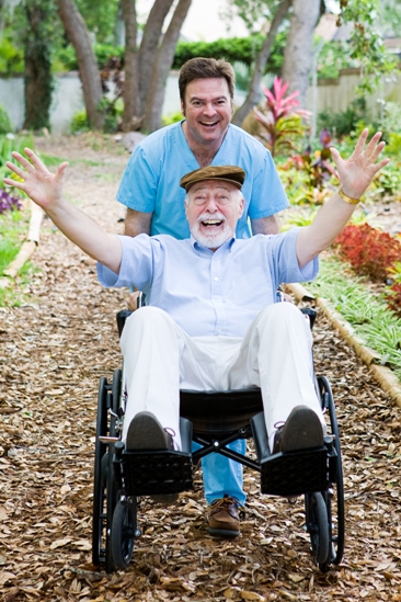 Disabled Senior - Fun